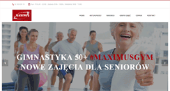 Desktop Screenshot of maximus-klub.pl